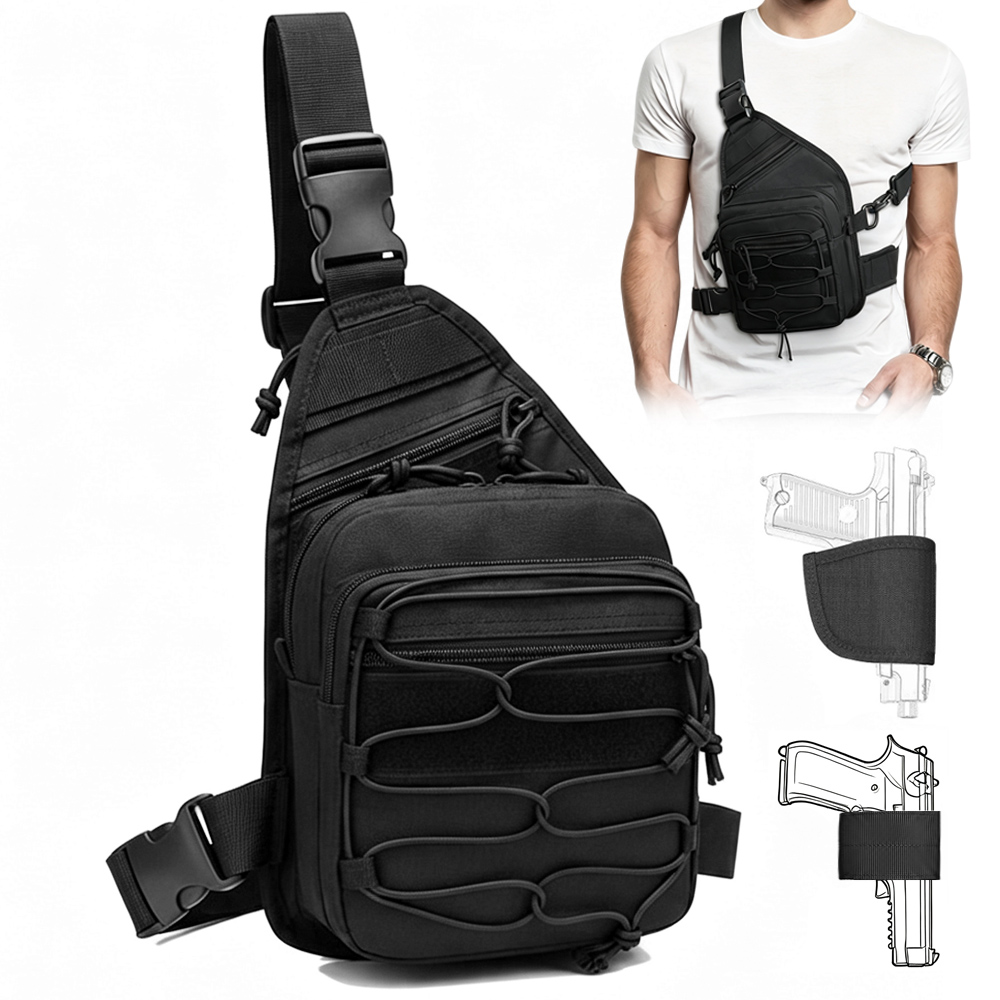 Edc Concealed Carry Holster - Tactische pistool opbergtas, verborgen draagtas voor