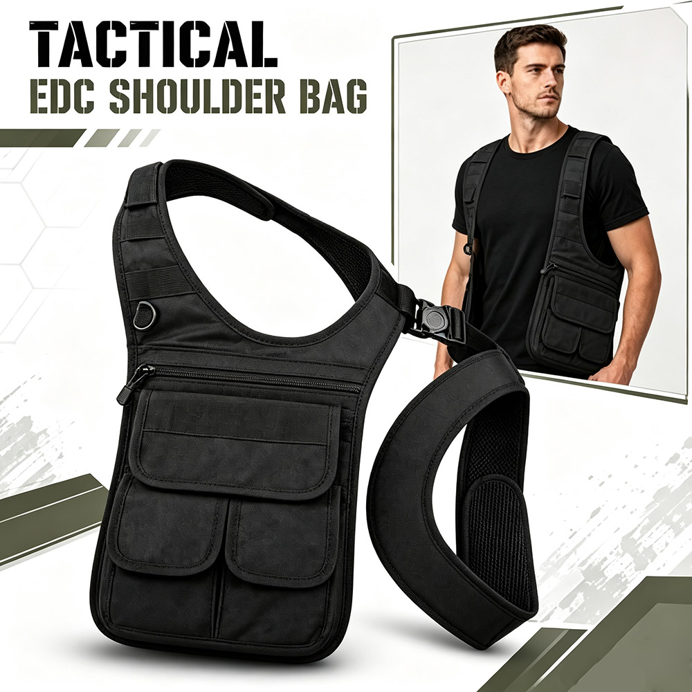 Edc Daily Carry - Tactische verborgen onderarm gereedschapstas MOLLE Mult-Pocket