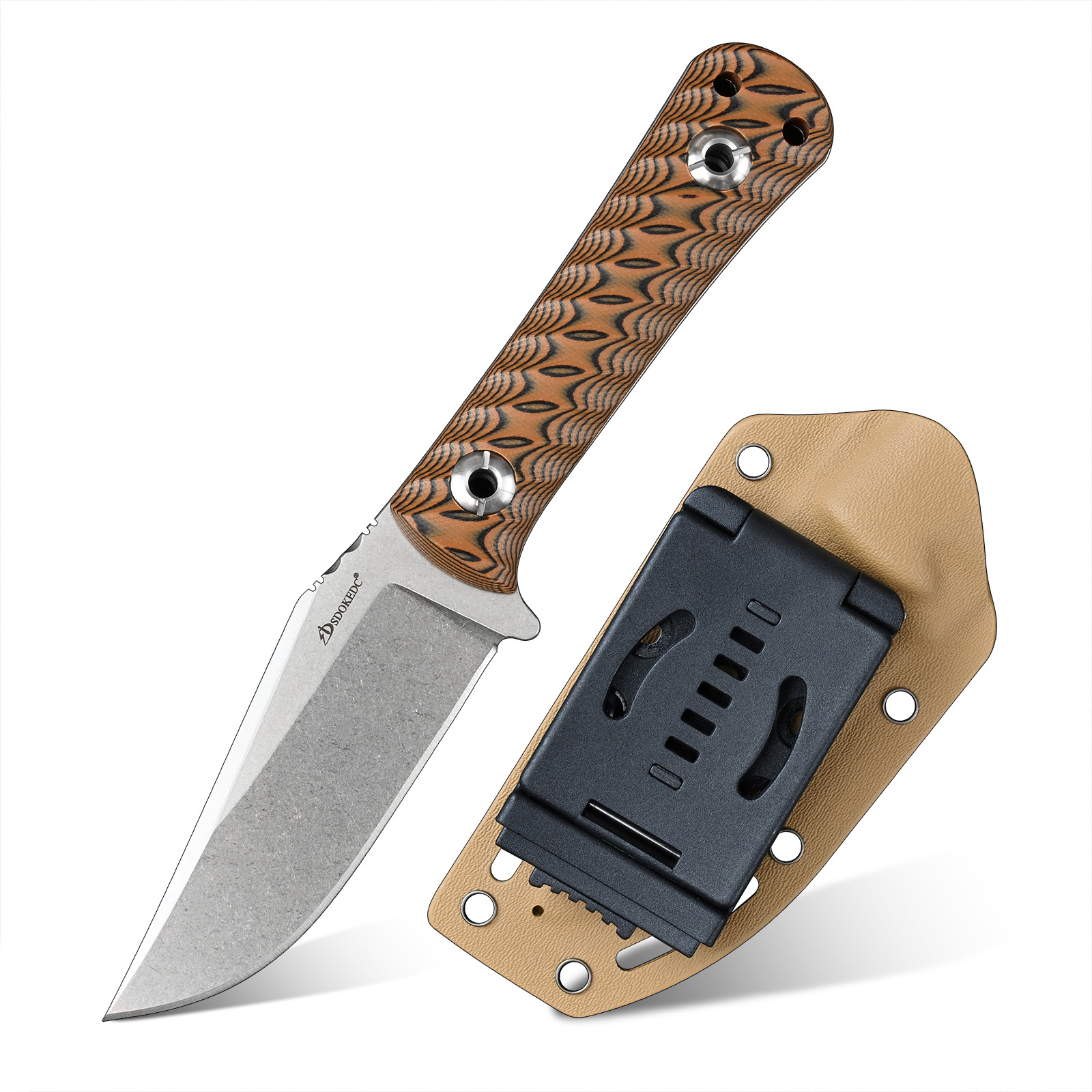 Edc Carry Fixed Blade - SDOKEDC Draagbaar EDC-handgereedschap, modieus herencadeau voor