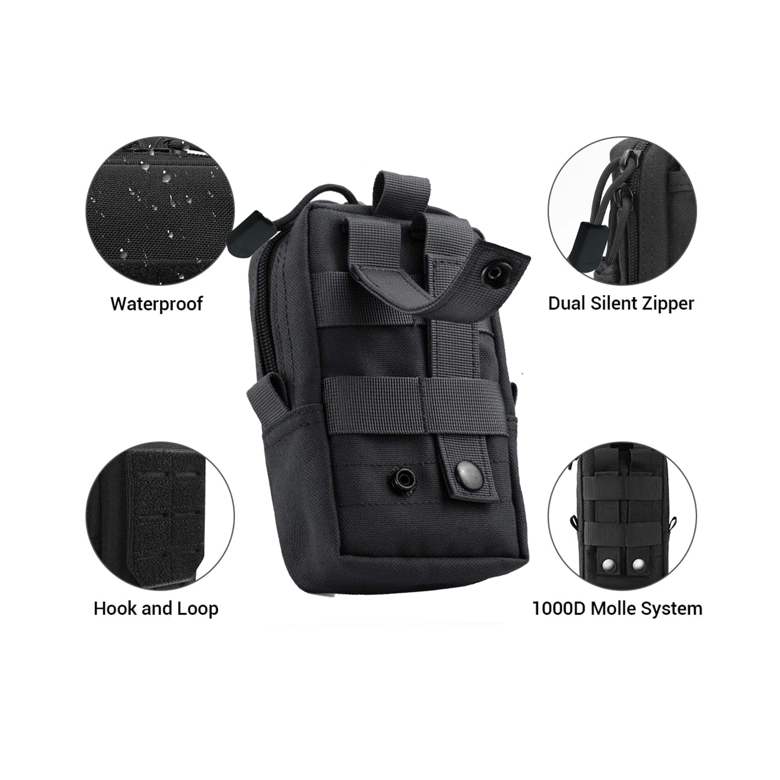 Tactische Molle Pouch Heuptas  - Edc Carry Pocket recensie en prijs