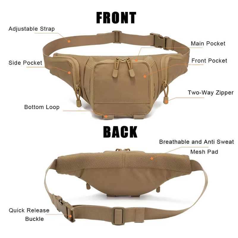 Sport heuptas voor heren, verb - Edc Concealed Carry Holster recensie en prijs