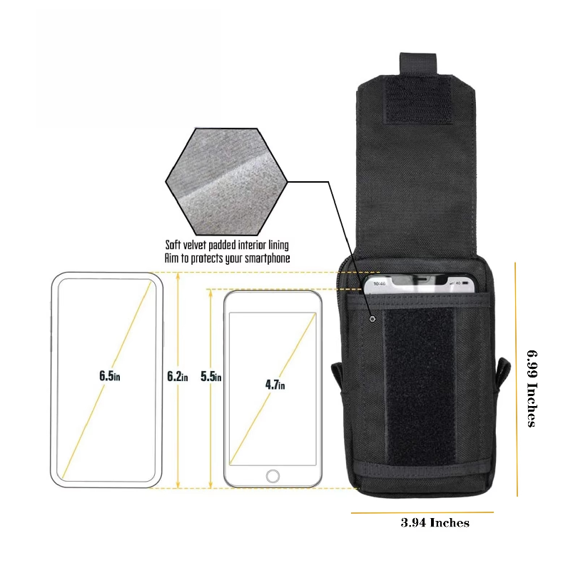 Tactische Molle Pouch Heuptas  - Edc Carry Pocket recensie en prijs