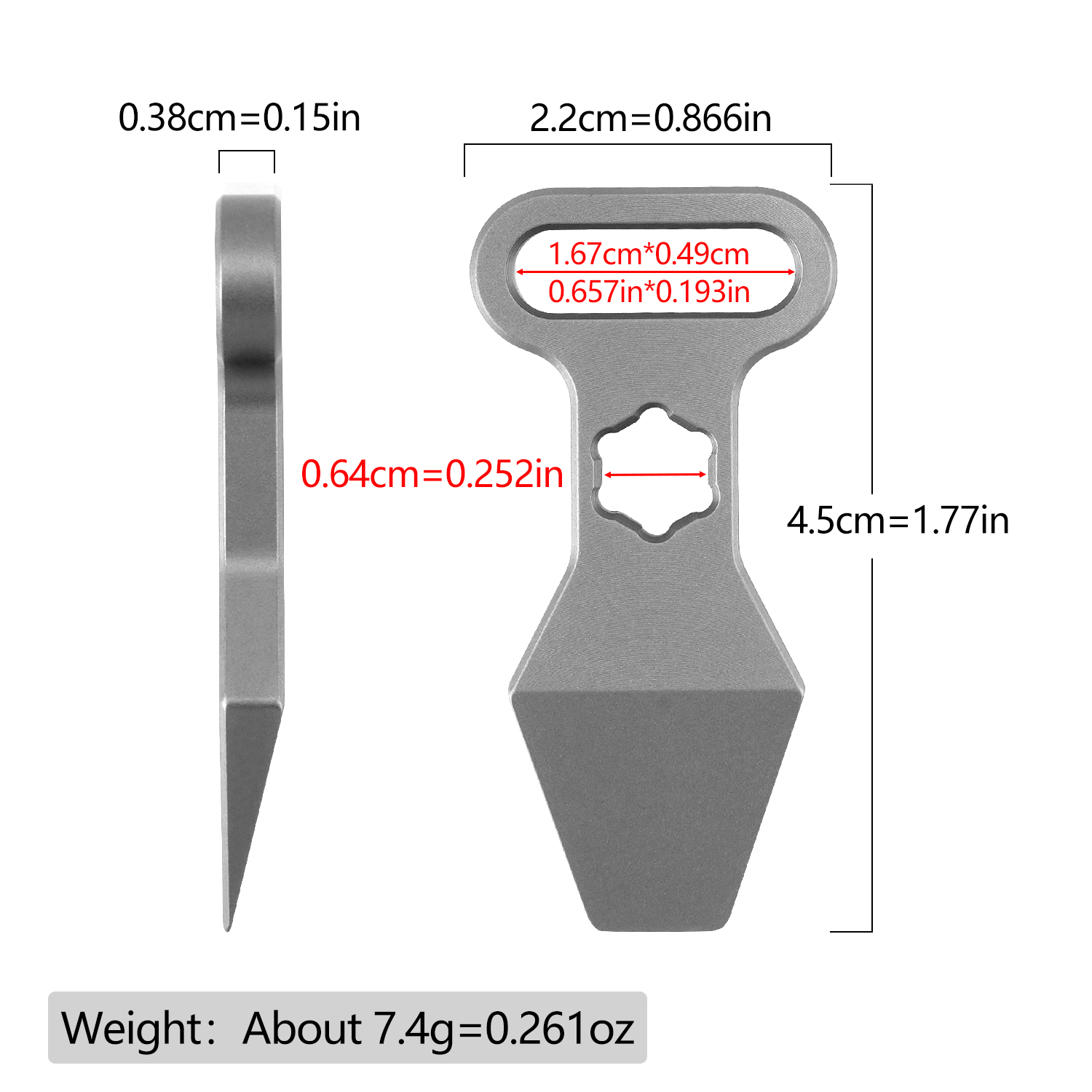 TC4 sleutelhanger van titanium - Edc Day Carry recensie en prijs