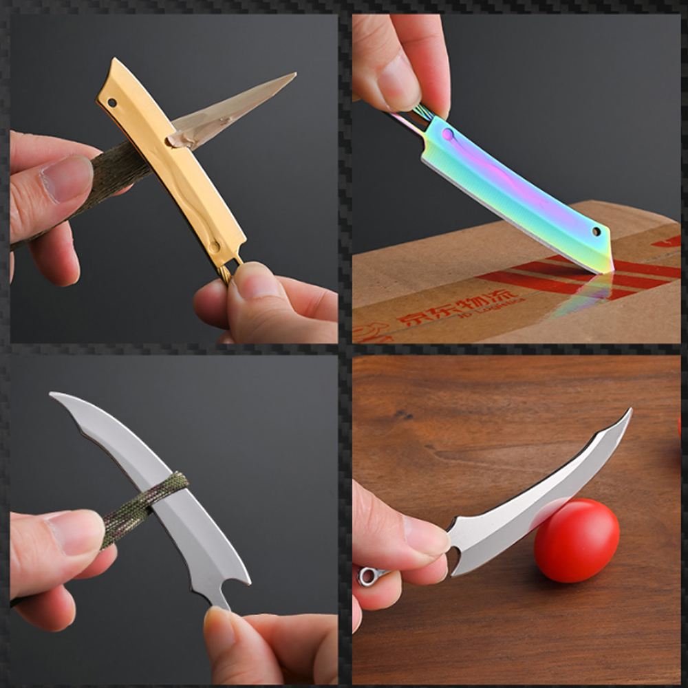 Titanium Mini-mes - Draagbaar  - Edc Every Day Carry おもちゃ recensie en prijs