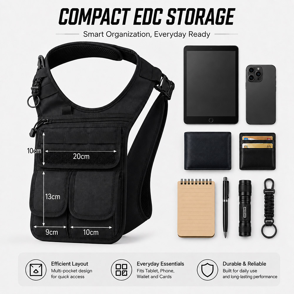 Tactische verborgen onderarm g - Edc Daily Carry recensie en prijs