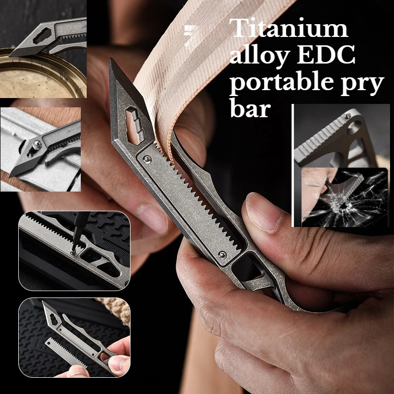 Multifunctionele titaniumleger - Titanium Pry Bar recensie en prijs