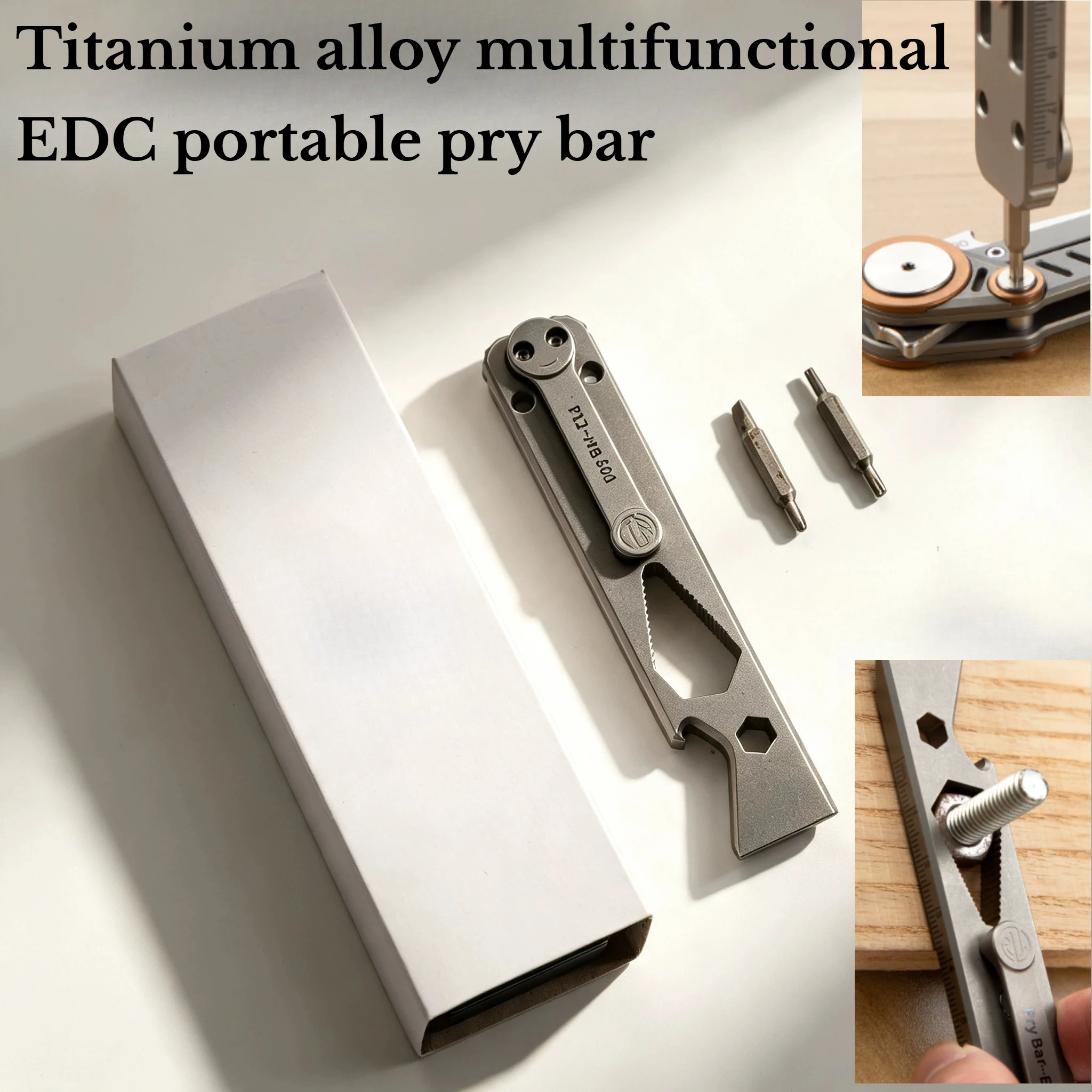 Multifunctionele titaniumleger - Titanium Pry Bar recensie en prijs